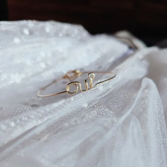 Ita — Bracelet oui fil d'or laminé